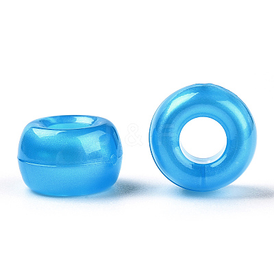 Plastic Pearlized Beads KY-T025-01-D02-1