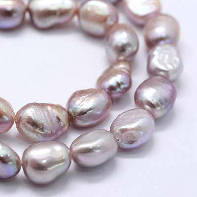Natural Cultured Freshwater Pearl Beads Strands PEAR-L033-31B-1