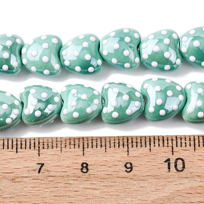 Handmade Porcelain Beads PORC-K010-07B-1