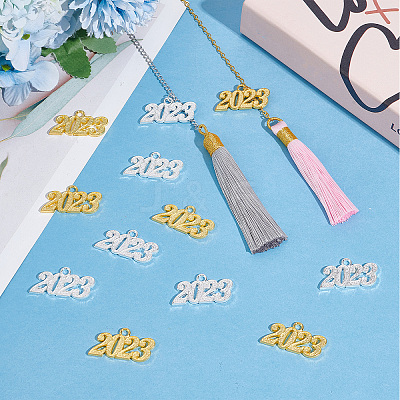 20Pcs 2 Colors Alloy Pendants FIND-SC0004-10-1