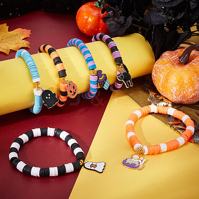 Halloween Bracelets Making Kit DIY-SC0021-94-1