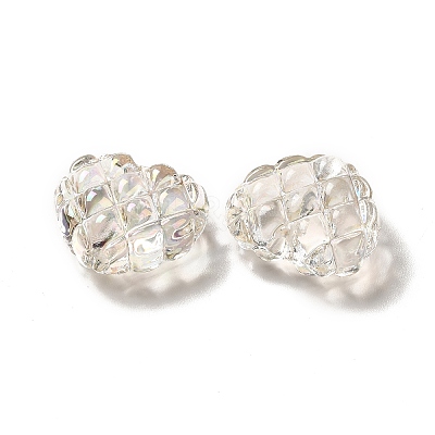 Transparent Acrylic Beads X-OACR-E016-01D-1