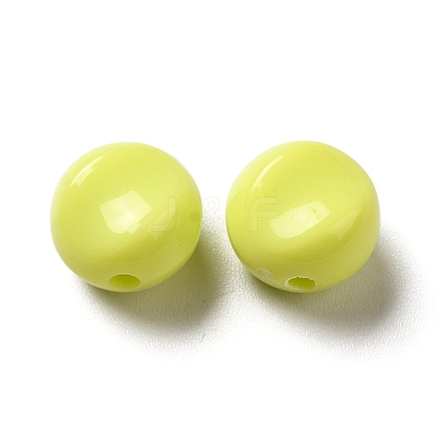 Opaque Acrylic Beads OACR-L013-003J-1
