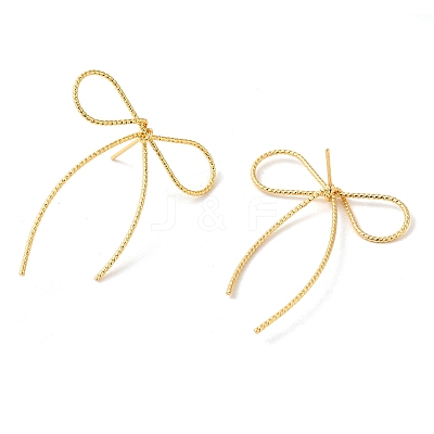 Brass Stud Earrings for Women EJEW-F334-03G-05-1