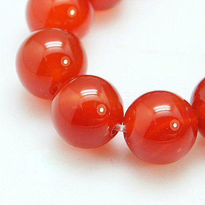 Natural Carnelian Beads Strands X-G-C076-10mm-2A-1