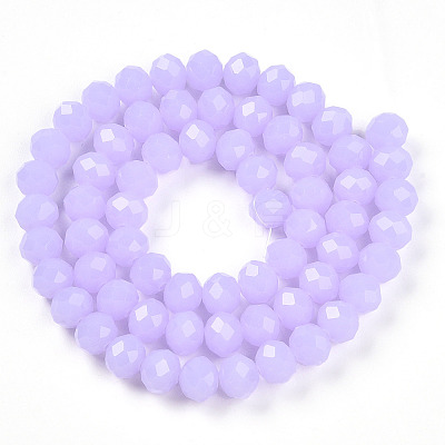 Glass Beads Strands EGLA-A034-J10mm-D11-1