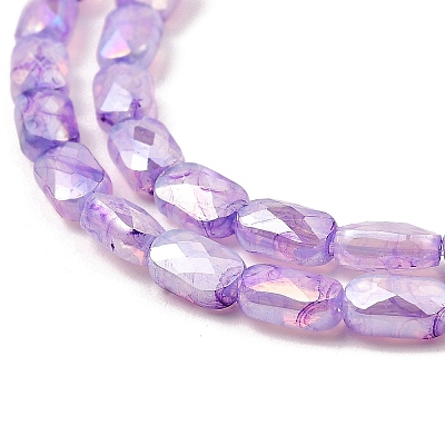 Imitation Jade Glass Beads Strands GLAA-P058-04A-1
