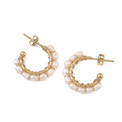 304 Stainless Steel Stud Earrings EJEW-JE07377-1