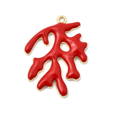 Alloy Enamel Pendants ENAM-L052-01G-01-1