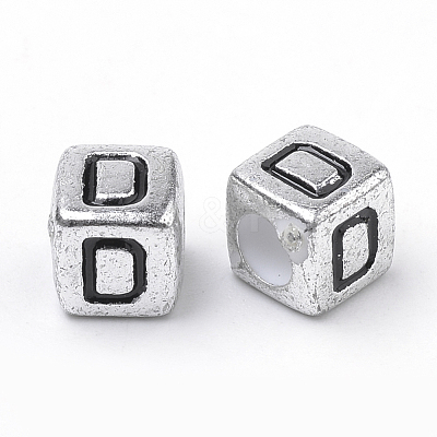 Plated Acrylic Beads PB43C9308-D-1