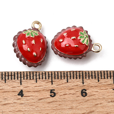 Alloy Enamel Pendants PALLOY-T094-04A-01-1