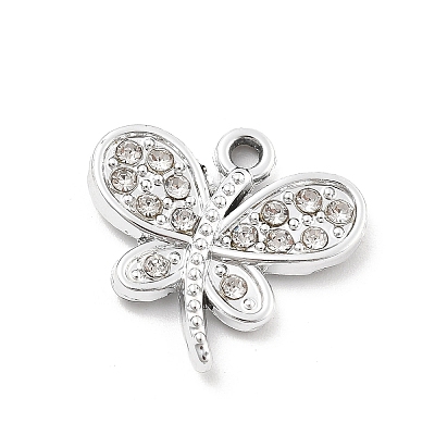 Alloy Rhinestone Pendants FIND-U026-25C-P-1