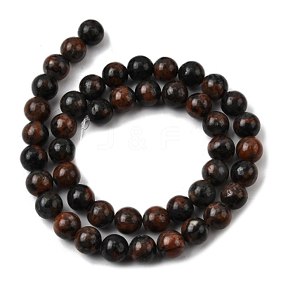 Natural Gemstone Beads Strands G-P582-8mm-01-1