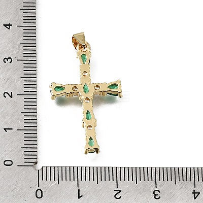 Easter Brass Pave Cubic Zirconia Pendants CU-E002-01A-G05-1
