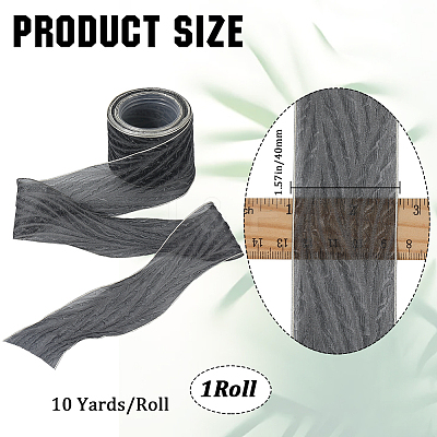 Polyester Pleated Ribbons SRIB-WH20020-005E-1