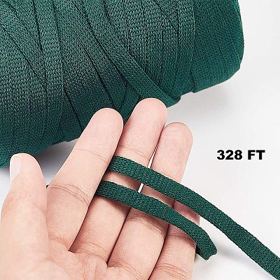 Flat Polyester Cord for Crochet Bag OCOR-GA0001-01-1