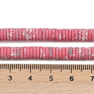 Dyed Synthetic Imperial Jasper Beads Strands G-A272-C06-04-1