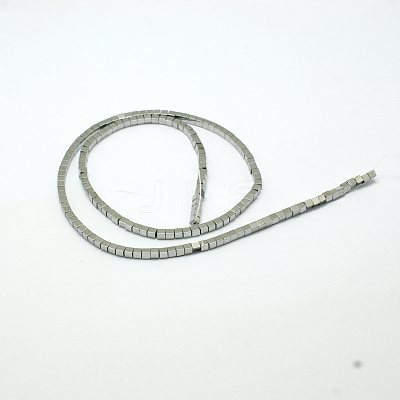 Non-magnetic Synthetic Hematite Beads Strands G-E098-2mm-5-1