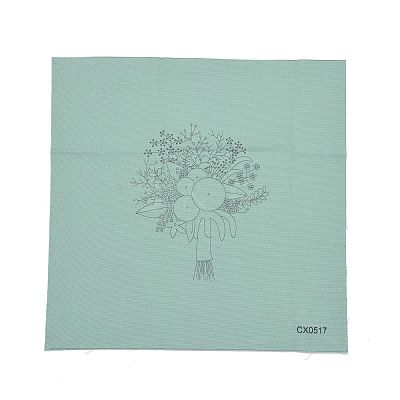 DIY Bouquet Pattern Embroidery Kit DIY-O021-14A-1