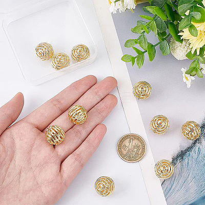 Brass Beads KK-BC0008-86-1