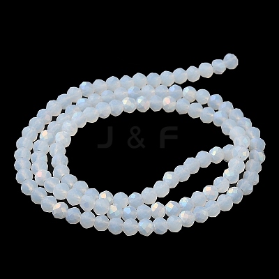 Imitation Jade Glass Beads Strands X1-EGLA-A034-J3mm-MB06-1