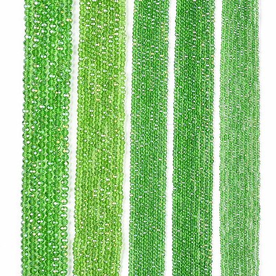 Electroplate Glass Beads Strands EGLA-A044-T3mm-B11-1