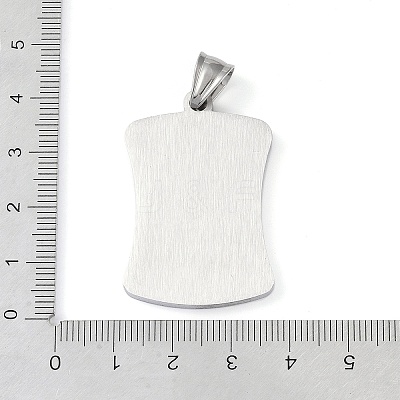 304 Stainless Steel Pendants STAS-O008-01L-1