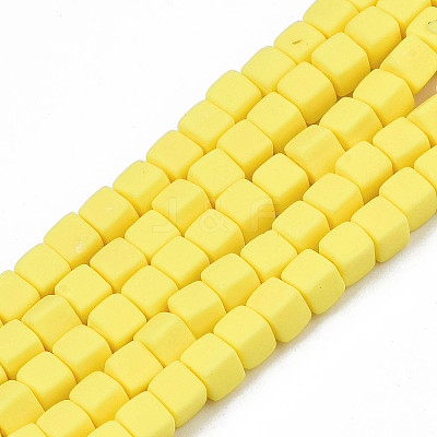 Handmade Polymer Clay Beads Strands X-CLAY-N008-061-07-1