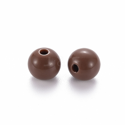 Opaque Acrylic Beads X-MACR-S370-C8mm-A17-1