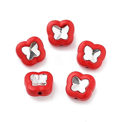 Spray Painted Alloy Bead PALLOY-H134-28-1