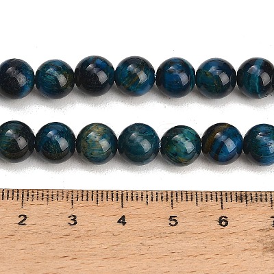 Grade AB Natural Tiger Eye Beads Strands G-F591-18-8mm-02-1