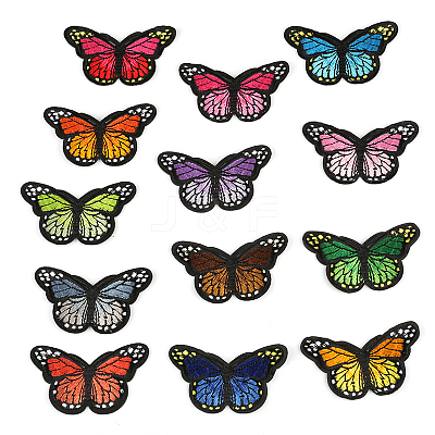 Computerized Embroidery Cloth Iron on/Sew on Patches DIY-F038-A-M-1