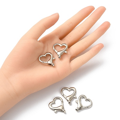 Zinc Alloy Lobster Claw Clasps PALLOY-YW0001-71-1