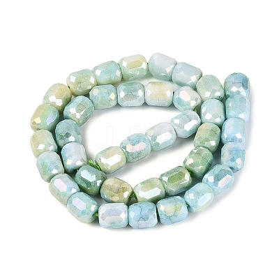 Anti-Tarnish Electroplate Glass Beads Strands EGLA-N027-03A-02-1