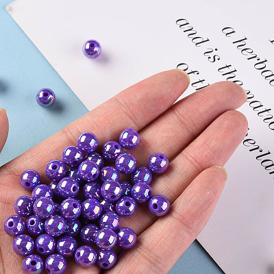 Opaque Acrylic Beads LS-MACR-S370-D8mm-31-1