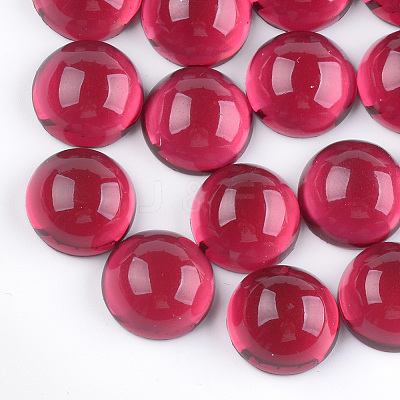 Translucent Resin Cabochons RESI-S361-14mm-04-1