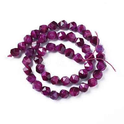 Natural Tiger Eye Beads Strands G-I217-A-01G-1