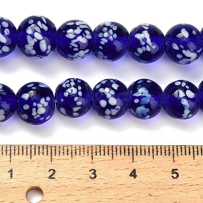 Handmade Lampwork Beads Strands LAMP-H071-01C-01-1