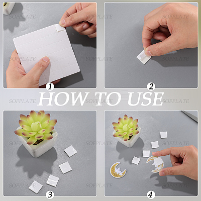 8 Sheets 4 Styles Double Sided Adhesive EVA Foam Sheets AJEW-SP0002-63A-1