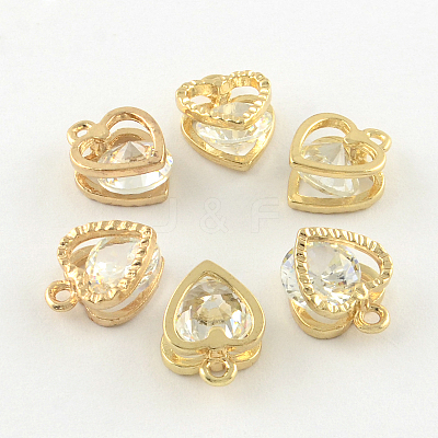 Heart Alloy Charms X-ZIRC-R007-043A-03-1