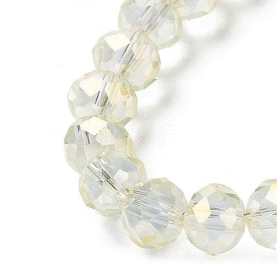 Electroplate Transparent Glass Beads Strands EGLA-A034-T4mm-T16-1