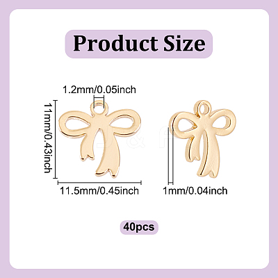 40Pcs Brass Pendants KK-UN0004-67-1
