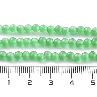 Cat Eye Beads Strands CE-F022-4mm-08-1