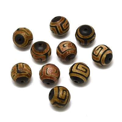 Tibetan Style dZi Beads G-Z020-03B-06-1