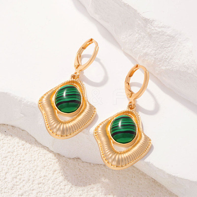 Zinc Alloy Resin Hoop Earrings FS-WG5C4FF-03-1
