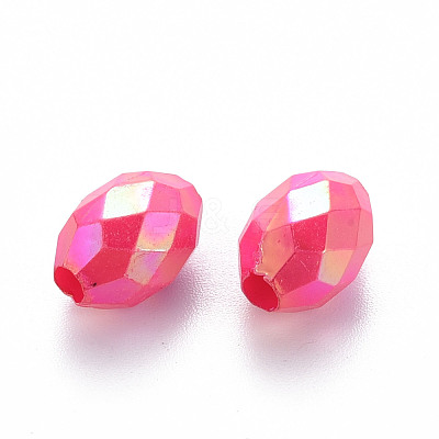 Opaque Acrylic Beads TACR-S153-32I-1