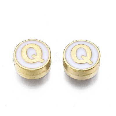 Alloy Enamel Beads ENAM-N052-006-01Q-RS-1