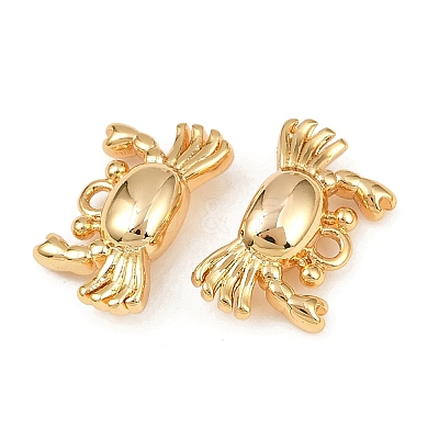 Ocean Theme Brass Charms KK-F902-07L-G-1