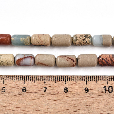 Natural Shoushan Stone Beads Strands G-N346-01B-07-1
