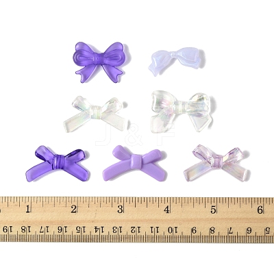 70Pcs 7 Styles Opaque & Transparent Acrylic Beads MACR-FS0002-15-1